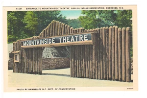 Entrance to Mountainside Theatre, Cherokee, NC - Picture 1 of 2