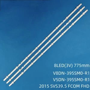 SET 3 LED-STREIFEN TV SAMSUNG V5DN-395SM0-R2 BN96-37622A DOPPELSEITIG INKLUSIVE - Bild 1 von 1