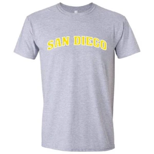 Camiseta de béisbol San Diego, ciudad, estado, universidad S-3XL - Imagen 1 de 1