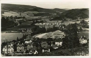 REAL PHOTO POSTCARD OF TEME VALLEY KNIGHTON (NEAR PRESTEIGNE) RADNORSHIRE, WALES - Picture 1 of 2