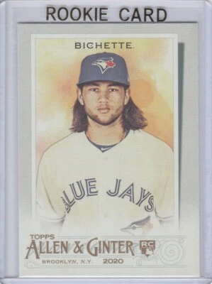 BO BICHETTE ROOKIE CARD Blue Jays Baseball TOPPS ALLEN & GINTER RC Toronto 2020 - Image 1 of 2