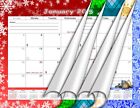 2025 Monthly Spiral-Bound Wall/Desk Calendar - 12 Months - (Edition #029)