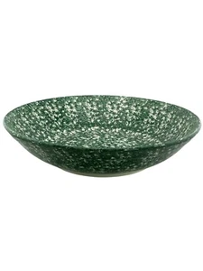 Roma Inc Green Sponge Italian Pottery Serving Bowl Large Pasta Serving Bowl 12” - Picture 1 of 6