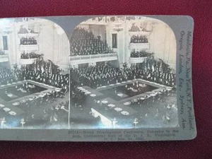 Stereoview Keystone View Co World Disarmament Conference Washington DC  (O) - Picture 1 of 4