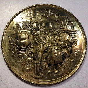 Elpec England Brass Decorative Wall Hangings-11in - Picture 1 of 5