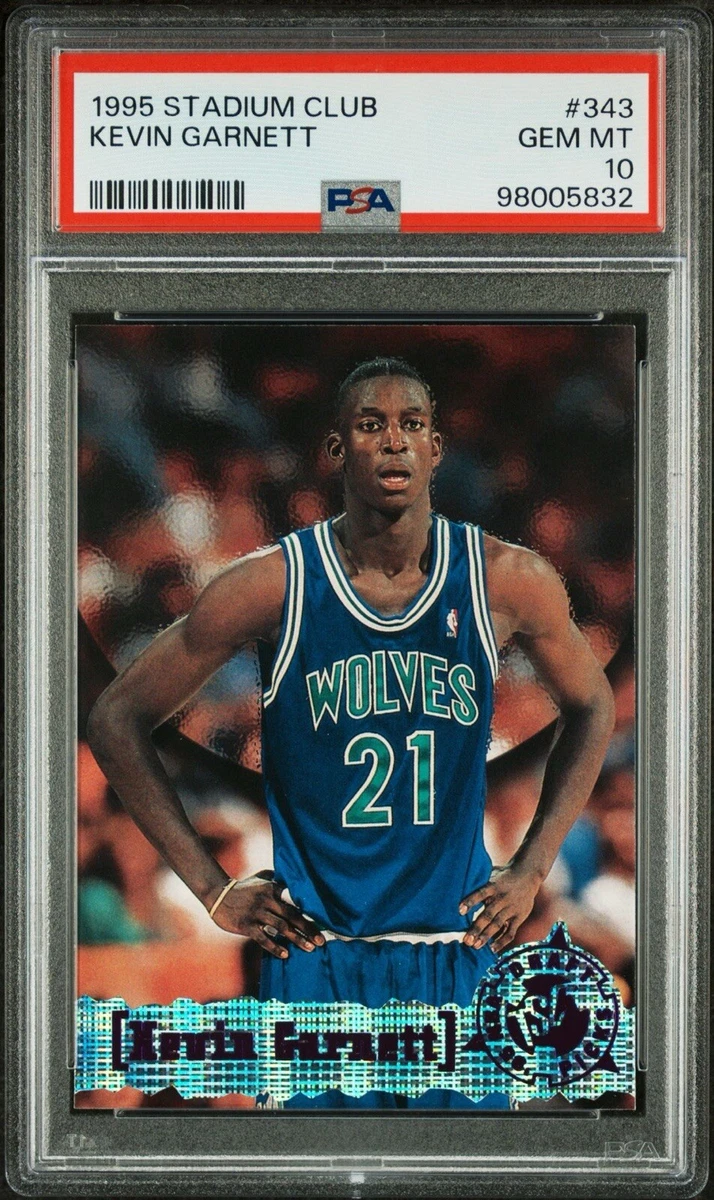 Kevin Garnett Professional Sports Authenticator (PSA) Basketball