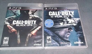Lote Paquete Call of Duty - Ghosts & Black Ops (PlayStation 3 PS3) COMPLETO - Imagen 1 de 3