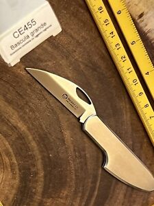 Maserin Knife From Italy, Unique, Discont, All High Carbon Steel, Pass Airport