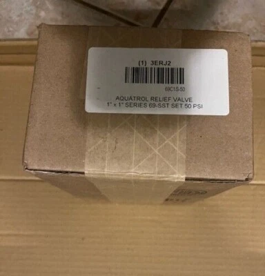 FREE SHIPPING!-NEW Grainger PN 3ERJ2 (adjustable 1" fluid relief/bypass, Bronze - Image 1 of 2