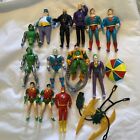 Vintage 1980s Lot of 12 Toybiz DC Super Powers Action Figures Mr Freeze Superman