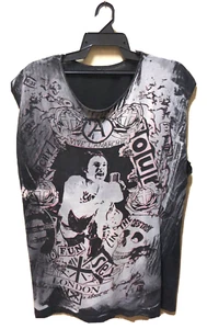 VINTAGE 80 JOHNNY ROTTEN SEX PISTOLS PUNK ROCK T-SHIRT FIFTH COLUMN MOSQUITOHEAD - Picture 1 of 5