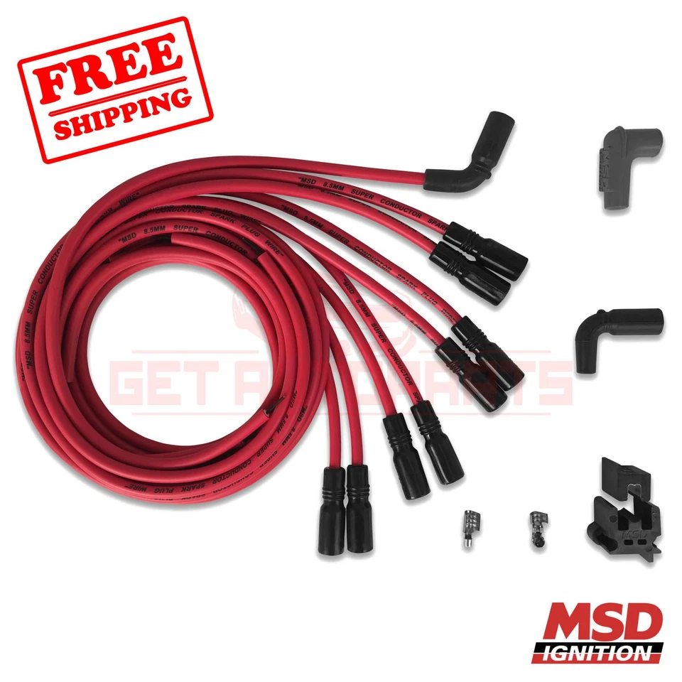 Juego de cables de bujía MSD para Chevrolet Camaro 93-1997 Foto 1 de 2