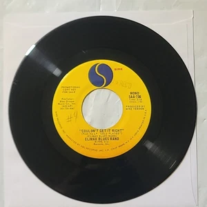Climax Blues Band ~ Couldn't Get It Right/ Same ~ Sire Promo 45 RPM Record - Picture 1 of 4