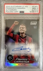 Topps Stadium Club Chrome 23/24 - Francesco Camarda Rookie RC Auto PSA 9 Auto 9 - Bild 1 von 2