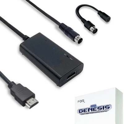 HDMI Cable for Sega Genesis Model 1/2 / 3, Sega CD, Sega CDX, Sega 32X, Sega ... - Image 1 of 4