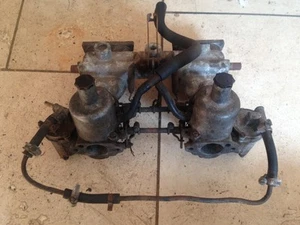TRIUMPH SPITFIRE MK4 1300 HERALD 13/60 TWIN HS2 SU CARBURETORS & MANIFOLD - Picture 1 of 2