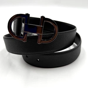 Aldo Gorrlenko schwarzer Gürtel Herren Größe 36 Leder elegant Arbeit Freizeit Golf 1,25" W - Bild 1 von 6