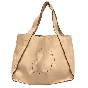 Auth stellamccartney Stella logo 502793 Beige Synthetic Leather - Tote Bag - Picture 1 of 9