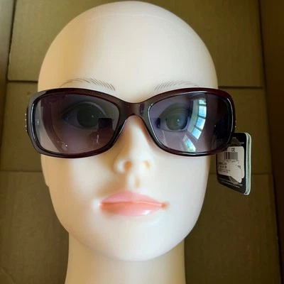 Gafas de sol rectangulares Foster Grant MaxBlock borgoña Foto 1 de 4