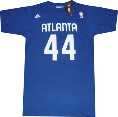 Pete Maravich Pistol Atlanta Hawks Throwback Adidas Blue Shirt New tags - Image 1 of 3