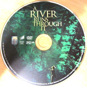 A River Runs Through It (DVD, 1992) Brad Pitt, Director Robt Redford, NO CASE - Imagen 1 de 1