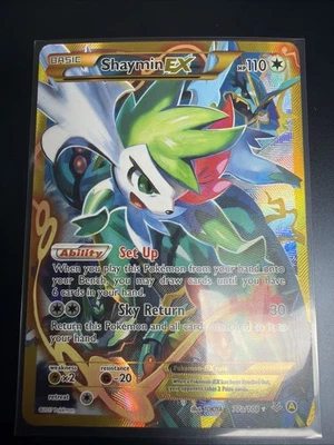 Shaymin EX 77a/108 XY Alternate Art Promo 2017 English Pokémon Card - Image 1 of 2