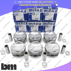 MAHLE Pistons & Rings Set Φ84.5mm STD For Audi A6 A7 2.8 A8 FSI V6 BDX CCDA CCEA - Picture 1 of 7