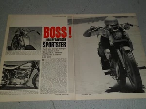 Harley-Davidson Sportster 1966 anuncio/artículo - Imagen 1 de 2