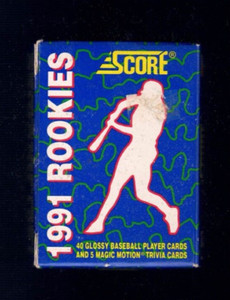 1991 Score Rookies Baseball Complete Box 40 Card Glossy  RC Set