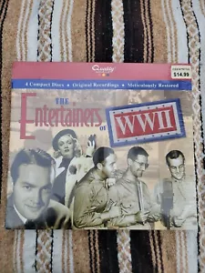 Brand New Sealed "The Entertainers of WWII" 4CD Set - Picture 1 of 4