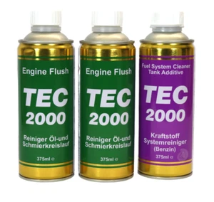 1 X TEC 2000 Powerful Petrol Injector And Fuel System Cleaner2 x Engine Flush - Picture 1 of 4