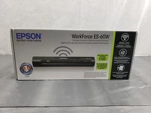 New Epson WorkForce ES-60W Wireless Mobile Portable Document Scanner - Picture 1 of 3