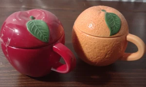 Beverage Mugs: by Gallery Originals; Orange & Apple (Vintage) - Picture 1 of 4