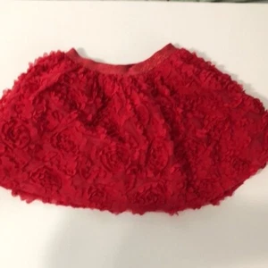 Children’s place red rose skirt girls size small 5/6 - Picture 1 of 10