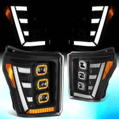 Faros proyectores LED de señal secuencial Switchback SD 2011-2016 F250-F450 Foto 1 de 4