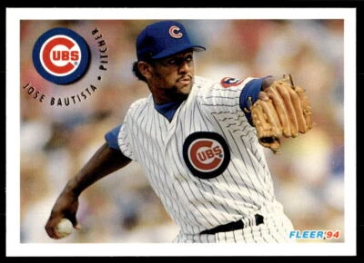 1994 Fleer 379 Jose Bautista Chicago Cubs Baseball Card - Image 1 of 2