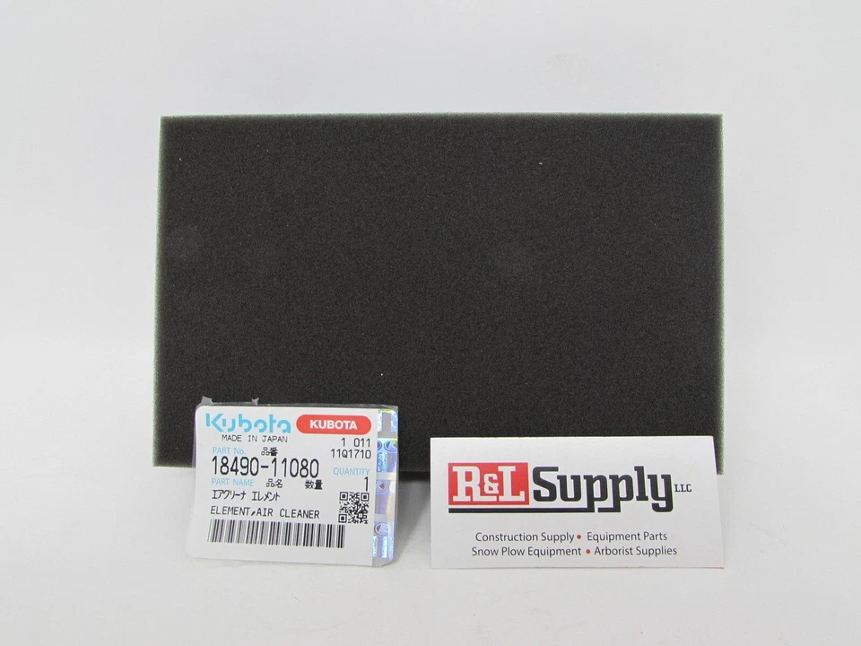NEW GENUINE KUBOTA AIR FILTER ELEMENT PART # 18490-11080 - Image 1 of 1
