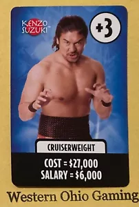 2005 WWE Smackdown Kenzo Suzuki Card USED 1st Edition DVD Board Game - Picture 1 of 2