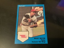 1989 ProCards #1638 Rochester Red Wings Mickey Weston MiLB Card!