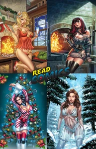 GFT 2022 Holiday Pinup Special / 4 Book Set / Sexy Beautiful / Grimm Fairy Tales - Picture 1 of 5
