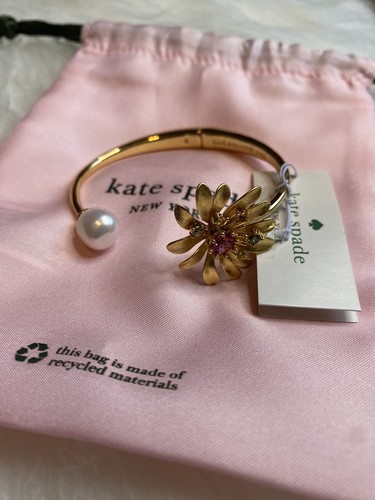 Kate Spade Cerniera Braccialetto Giardino Braccialetto KC763 Nuovo