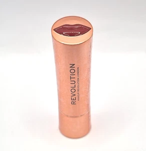 🩷 Makeup Revolution Satin Kiss Lipstick Shade Ruby Red 3.5g Brand New & Sealed - Picture 1 of 1