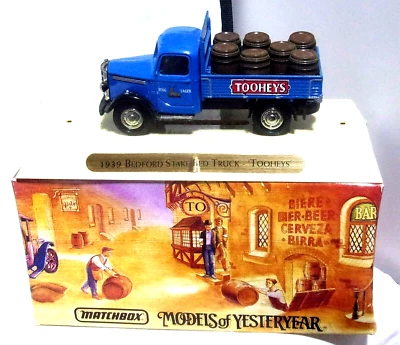MK Matchbox - Coleccionables - YGB24 * 1939 Bedford Stake Truck - Tooheys - Azul Foto 1 de 4