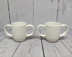 Dignity by Wade Two Handled Cups Double Handle Mugs Used Excellent condition - Picture 1 of 7