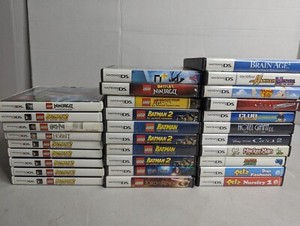 -NO GAMES- Lot of 30 Nintendo DS 3DS GAME CASES ONLY ALL with manuals