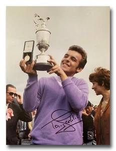 FOTO TONY JACKLIN FIRMADA A MANO 16x12 - AUTÓGRAFO DE GOLF - ABIERTO - PRUEBA 2. - Imagen 1 de 2