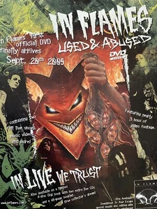 In Flames, Used and Abused, Full Page Vintage Promotional Ad - Picture 1 of 1