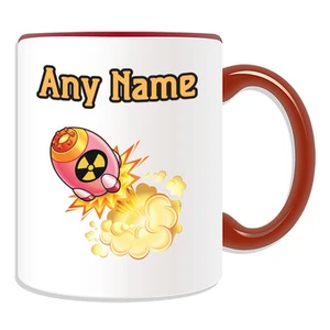 Personalisiertes Geschenk Rakete Becher Geldbox Tasse Kampfbombe Pilz Wolke Atomkrieg - Bild 1 von 20