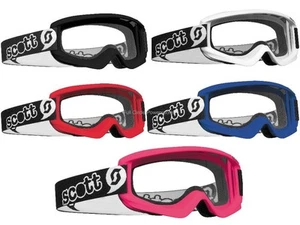 Scott Agent Goggles Pee Wee Ages 3-6 Year Old Youth Kids Childs Dirt Bike ATV MX - Picture 1 of 8