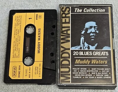 MUDDY WATERS - THE COLLECTION 20 BLUES GREATS (Cassette, 1985, Deja-Vu) DVMC2034 - Image 1 of 2